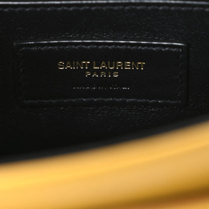 Saint Laurent Calfskin Le 61 Shoulder Bag Yellow 6 of 10