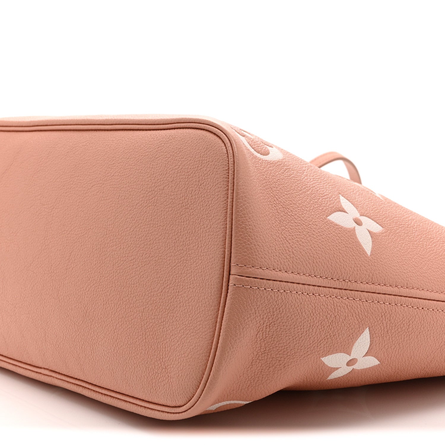 Louis Vuitton Empreinte Monogram Giant Neverfull MM Trianon Pink Cream 10 of 10