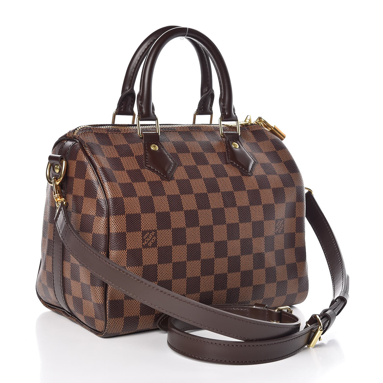 Louis Vuitton Damier Ebene Speedy Bandouliere 25 3 of 9