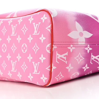 Louis Vuitton Monogram Escale Neverfull MM Rouge 10 of 11