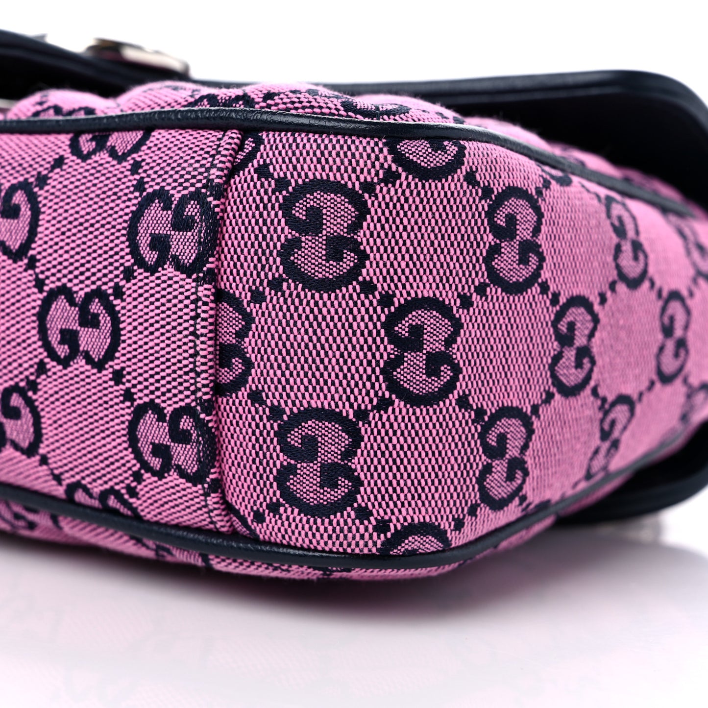 Monogram Multicolor Matelasse Diagonal Small GG Marmont Shoulder Bag Pink Blue