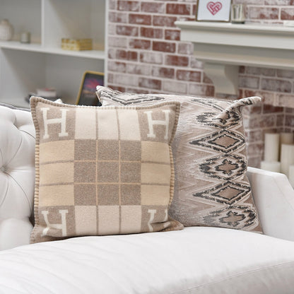 Hermes Wool Cashmere Avalon III Pillow PM Coco Camomille 2 of 5