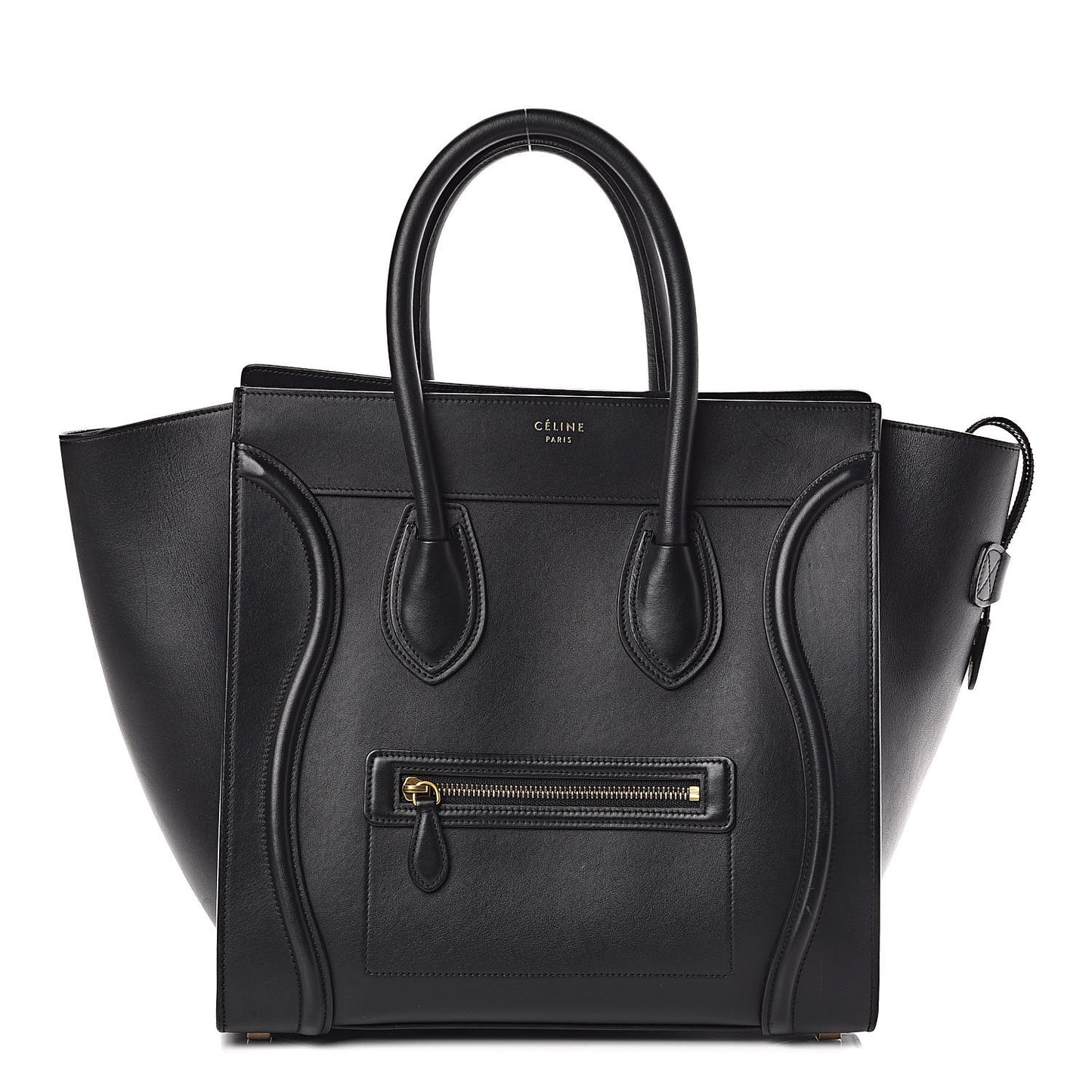 Smooth Calfskin Mini Luggage Black