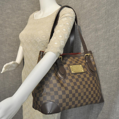 Louis Vuitton Damier Ebene Hampstead MM 3 of 9