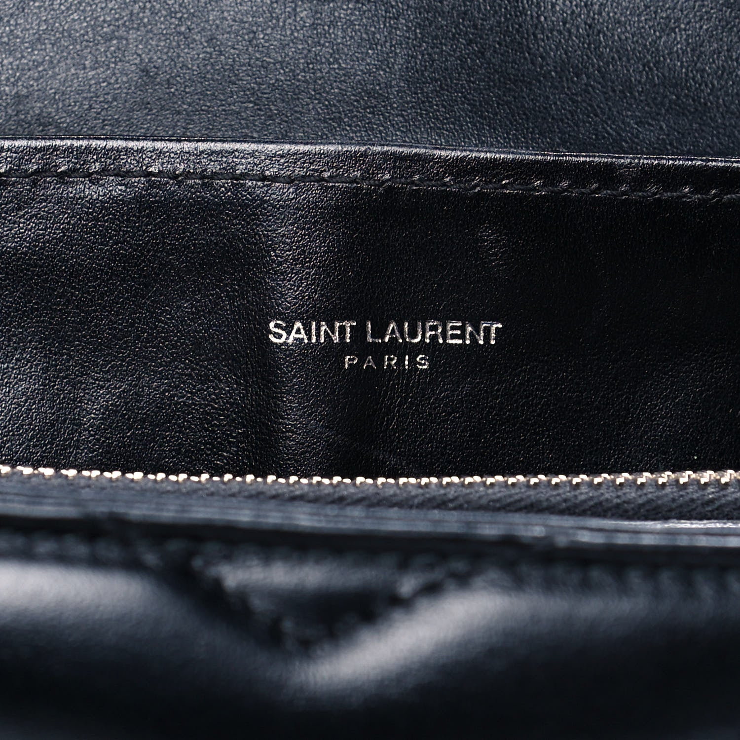 Saint Laurent Calfskin Y Quilted Monogram Medium Loulou Chain Satchel Black 15 of 16