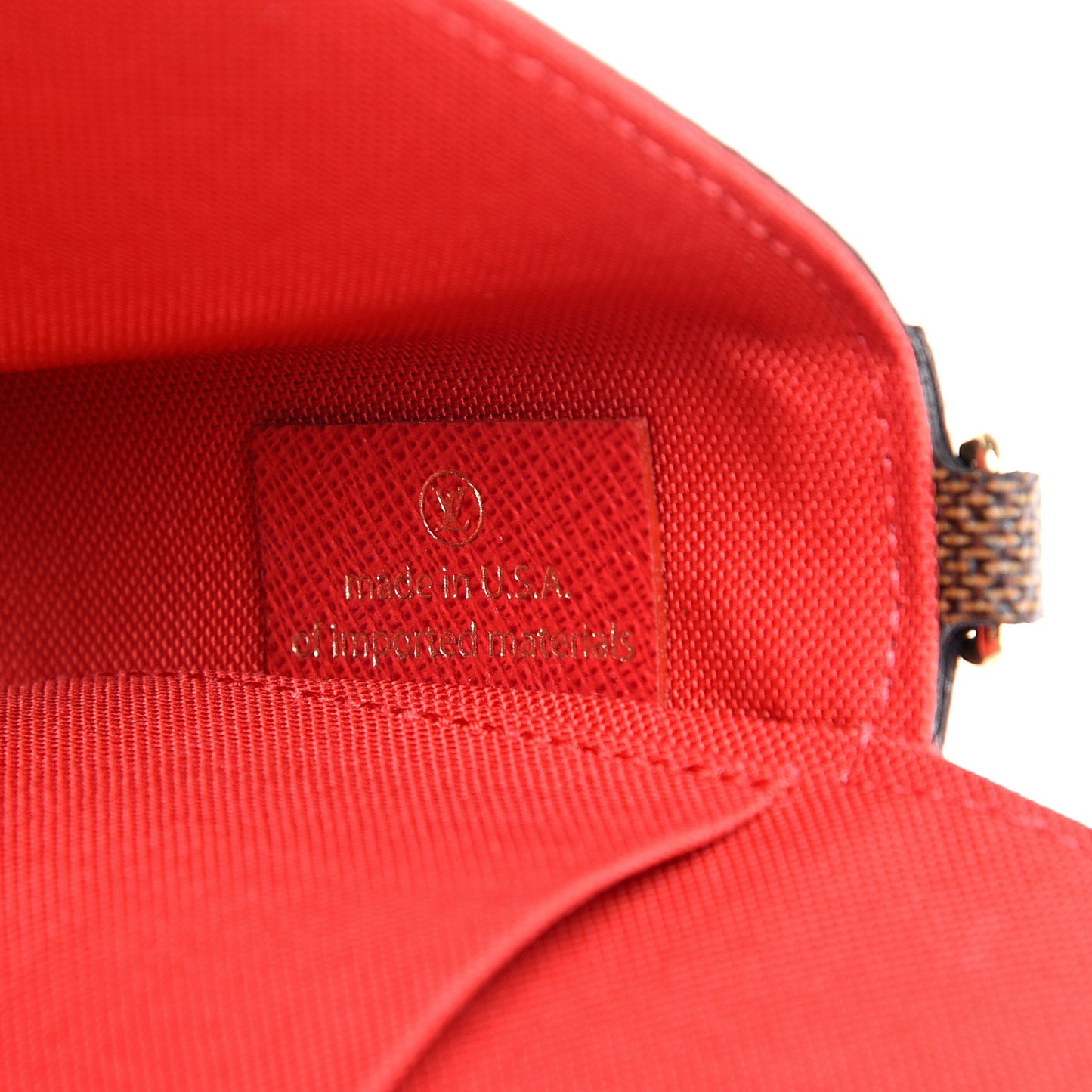 Damier Ebene Pochette Felicie Chain Wallet