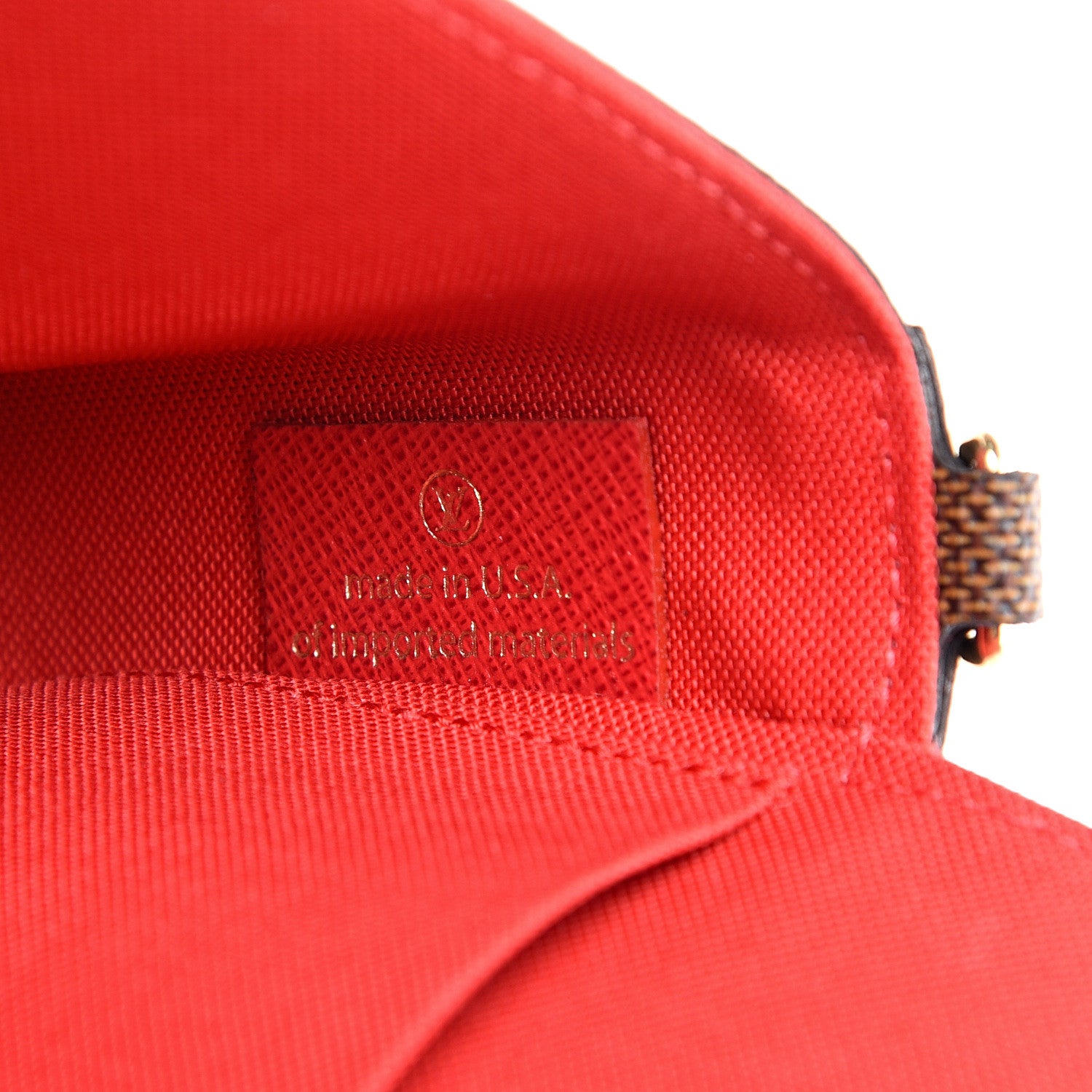 Louis Vuitton Damier Ebene Pochette Felicie Chain Wallet 8 of 15