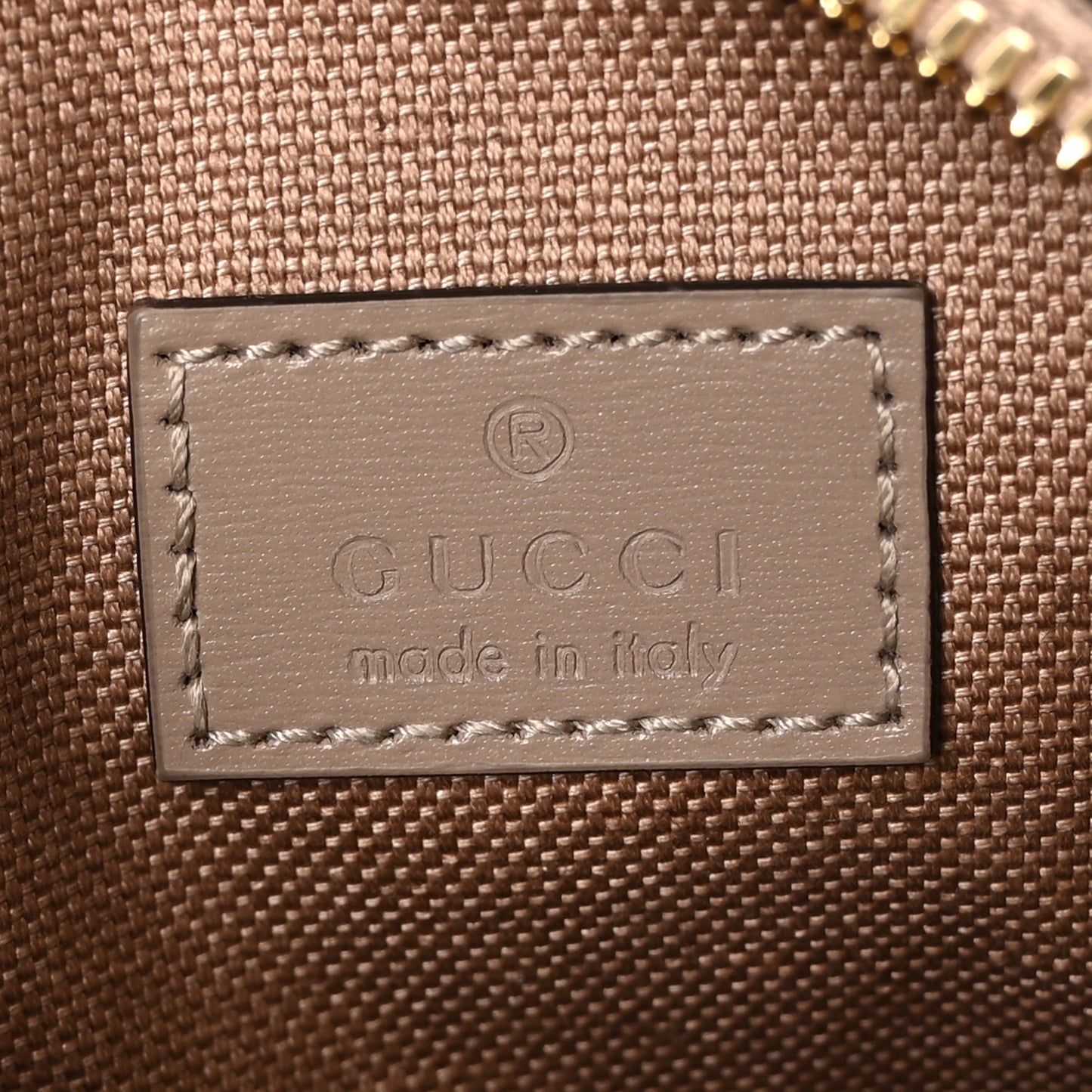GG Shadow Monogram Super Mini Ophidia Top Handle Bowler Bag Taupe