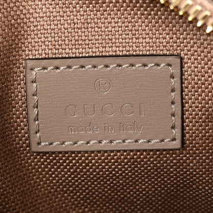 Gucci GG Shadow Monogram Super Mini Ophidia Top Handle Bowler Bag Taupe 6 of 11