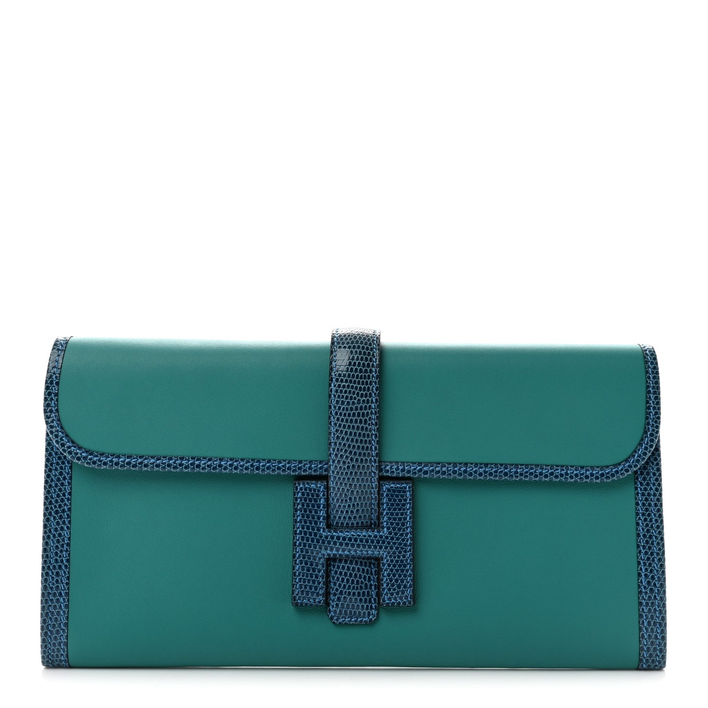 Swift Lizard Jige Elan Touch 29 Clutch Bleu Paon Mykonos