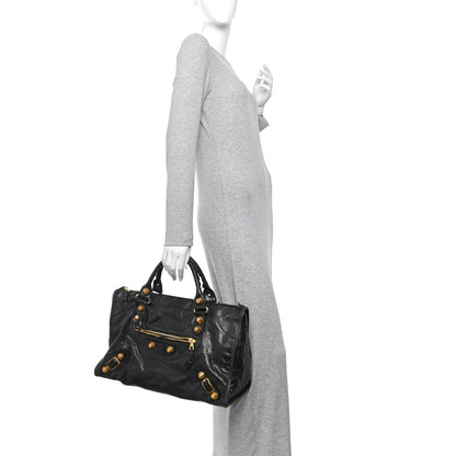 Balenciaga Agneau Giant 21 Gold Hardware Work Black 2 of 12