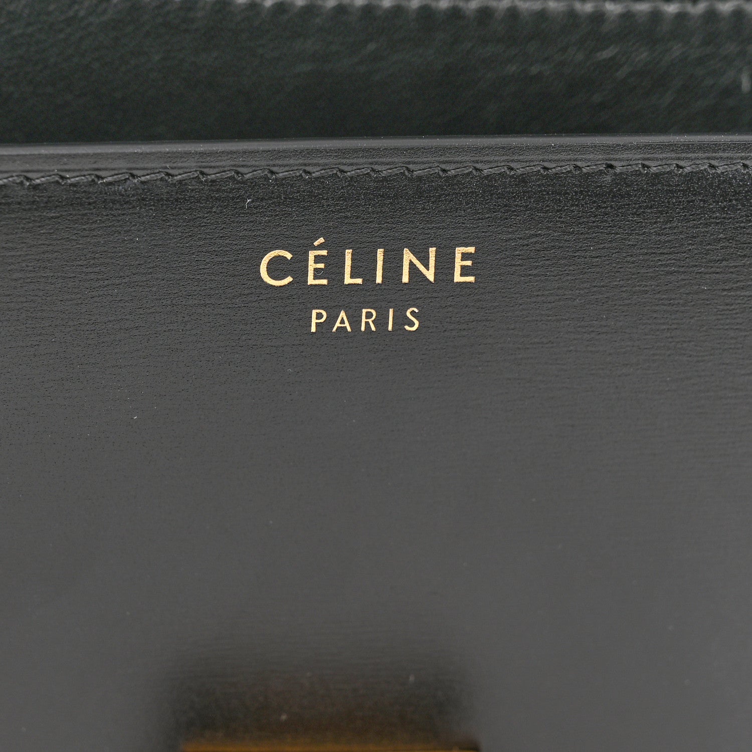 Celine Box Calfskin Medium Classic Box Flap Bag Black 6 of 12