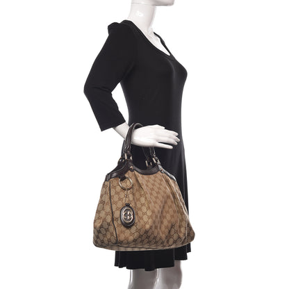 Gucci Monogram Medium Sukey Tote Dark Brown 2 of 9