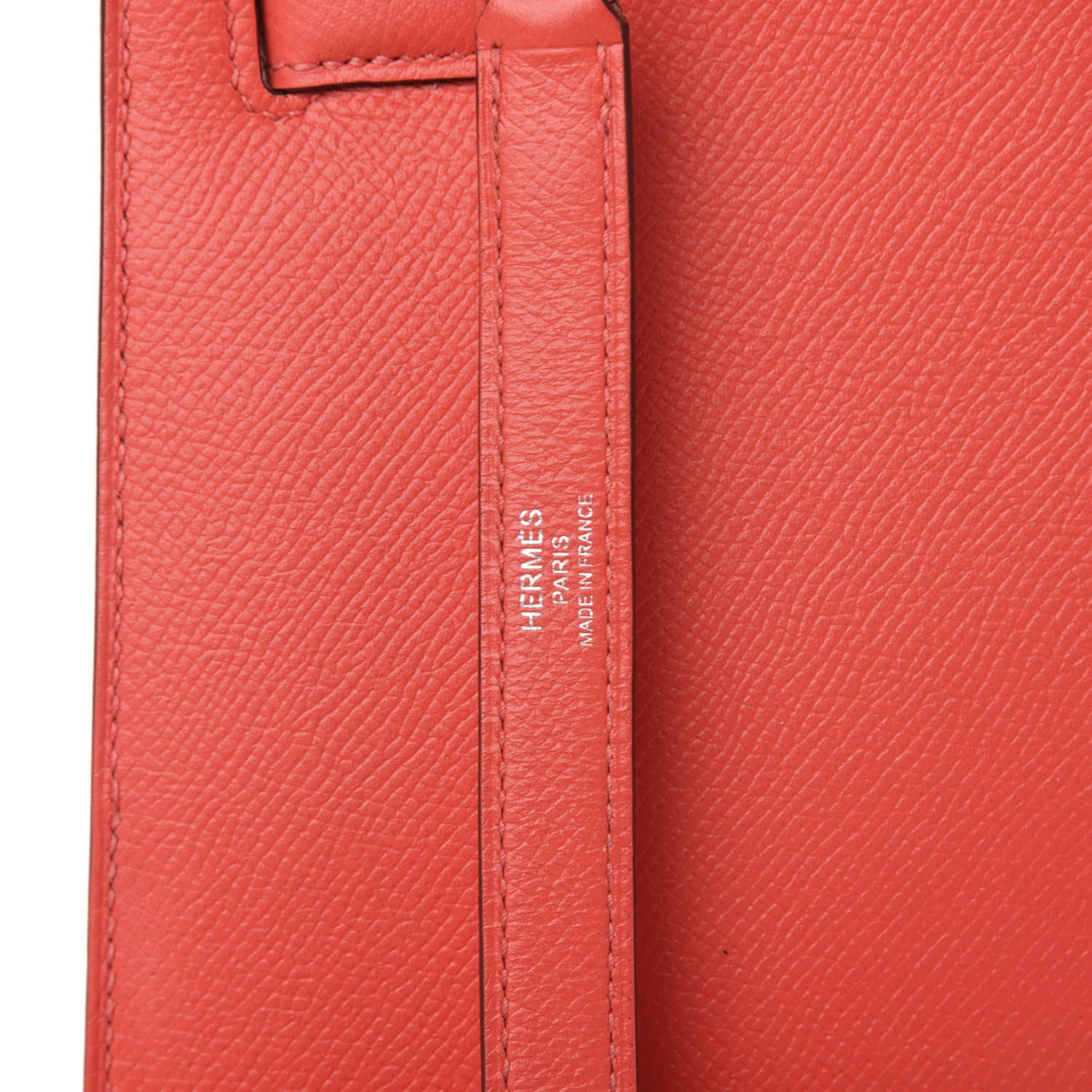 Hermes Epsom Kelly Sellier 28 Rouge Tomate 11 of 11
