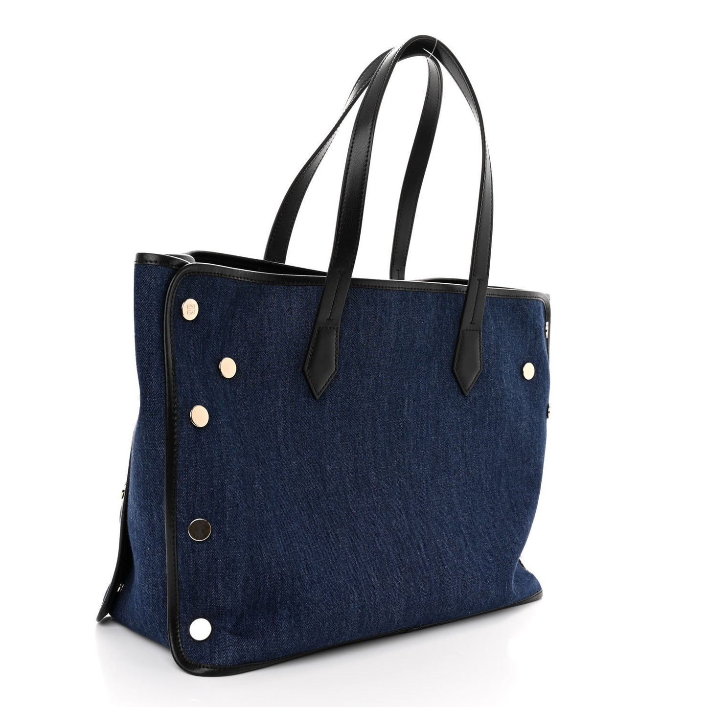 Denim Medium Logo Bond Shopper Tote Blue