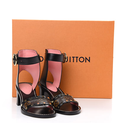 Louis Vuitton Passenger Sandals 37 Black 8 of 8