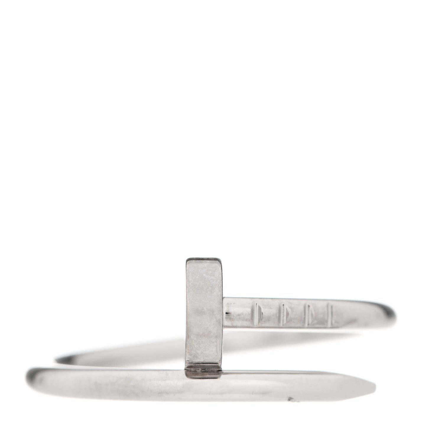 18K White Gold Small Juste Un Clou Ring 51 5.75