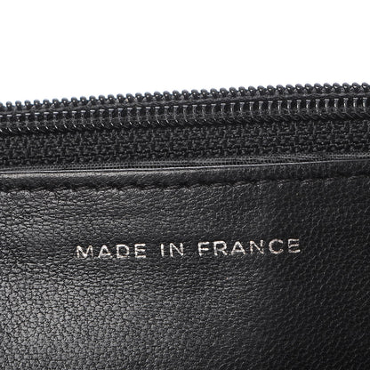 Chanel Caviar Timeless CC Wallet On Chain WOC Black 7 of 9