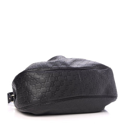 Gucci Guccissima Medium Sukey Hobo Black 4 of 7