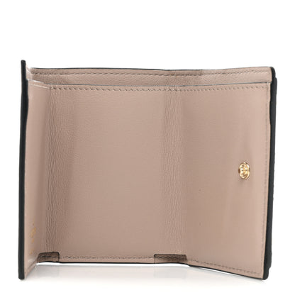 Valentino Garavani Calfskin Small Tri-Fold Rockstud Wallet Poudre 5 of 12