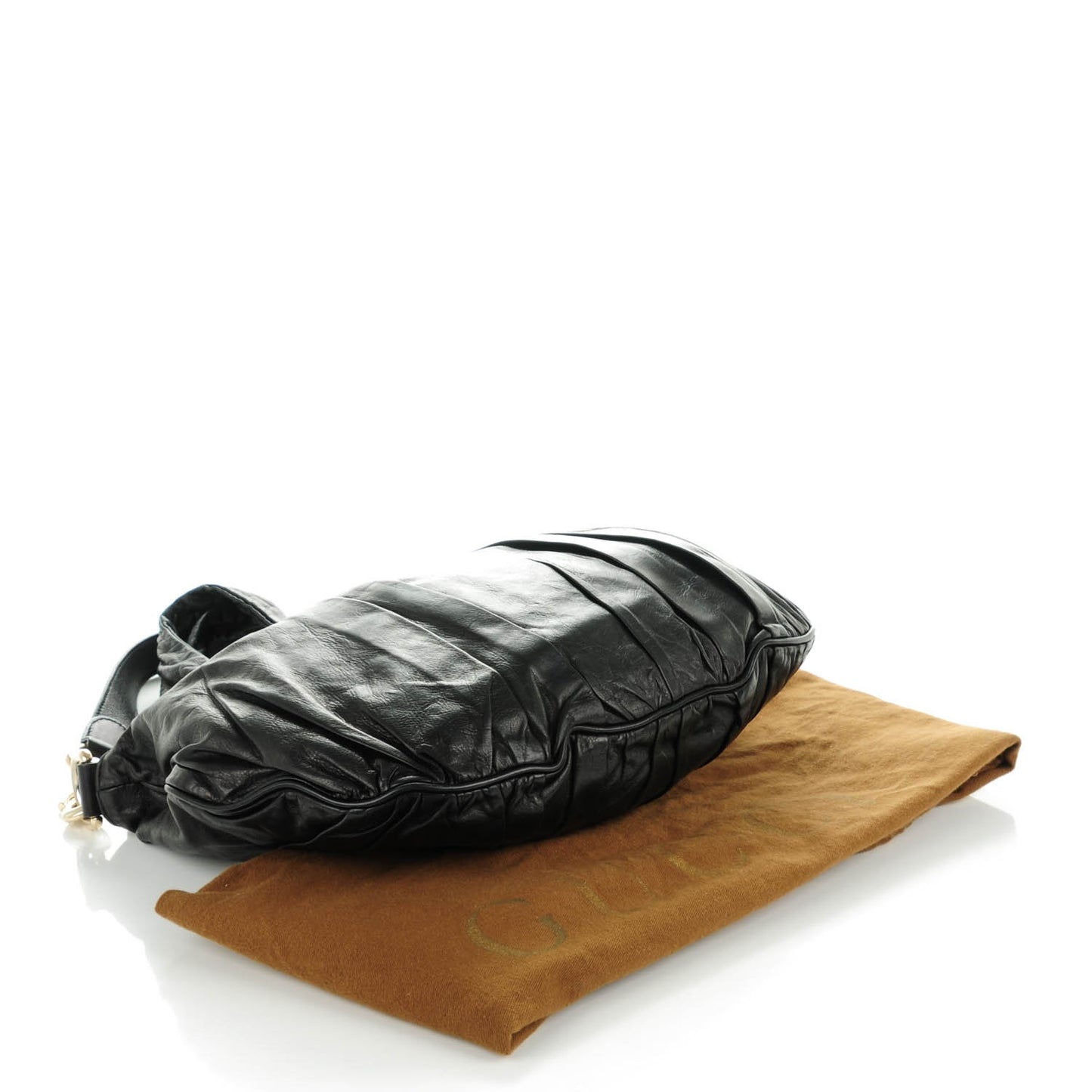 Calfskin Small Hysteria Top Handle Bag Black