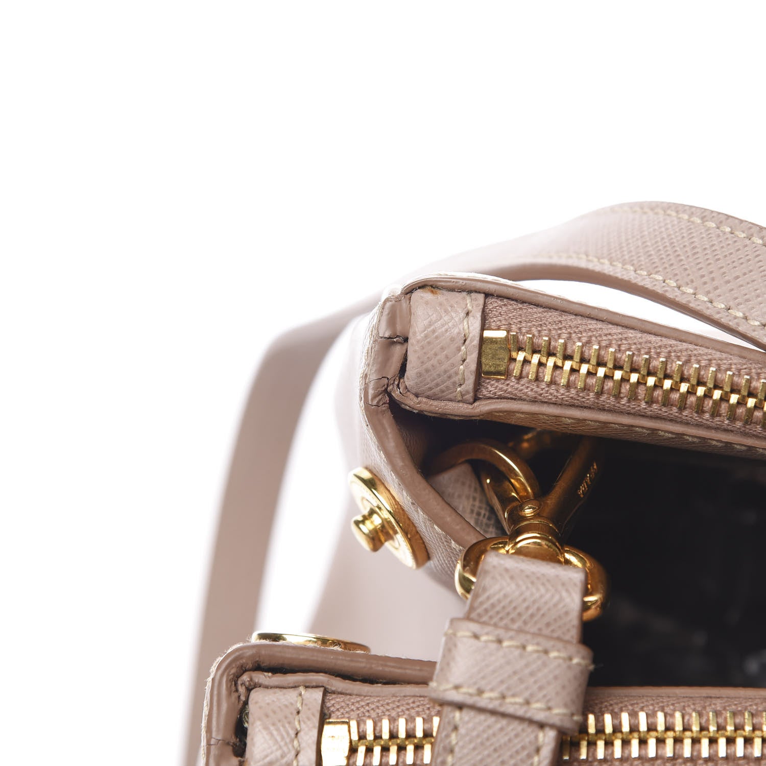 Prada Saffiano Medium Galleria Double Zip Tote Cammeo 17 of 18