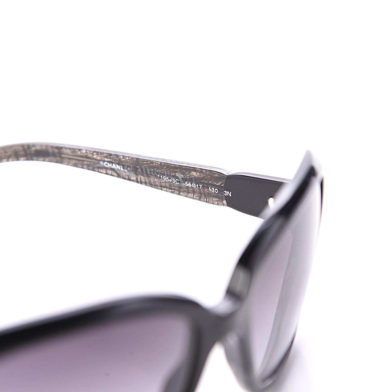 Chanel Butterfly Signature Sunglasses 5346 Black 5 of 7