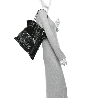 Chanel Patent Crystal Strass Bonbons Tote Black 2 of 10