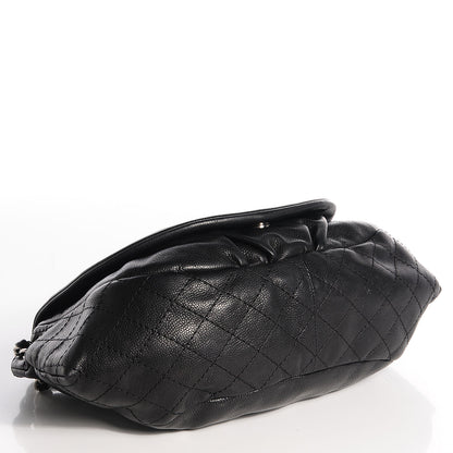 Chanel Caviar Half Moon Large Flap Black 4 of 7