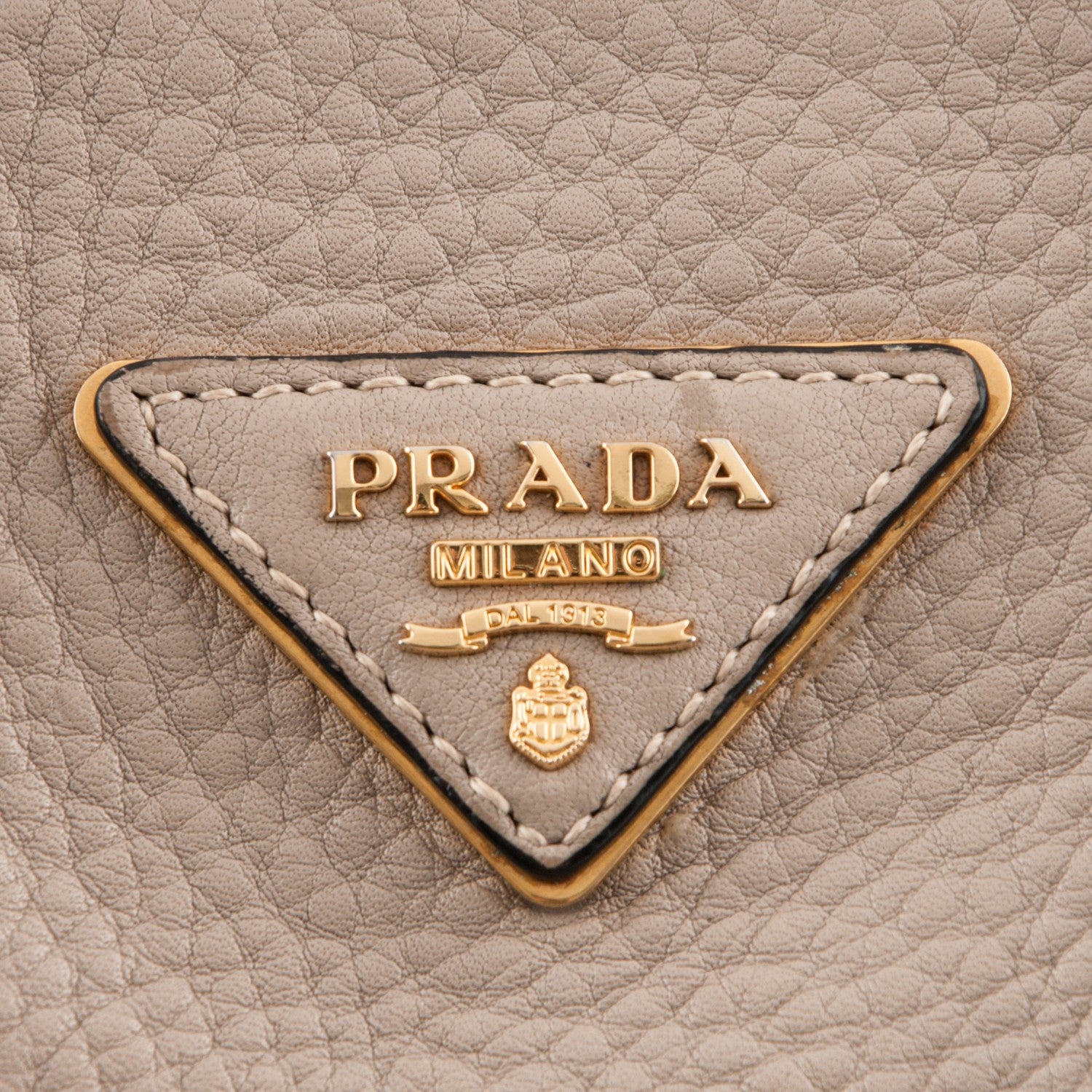 Prada Vitello Daino Shopping Tote Pomice 6 of 8
