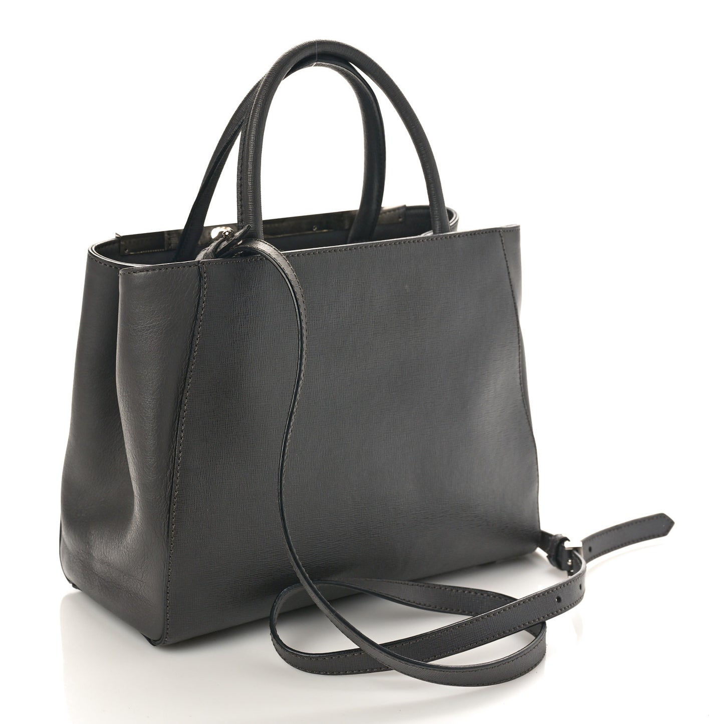 Vitello Elite Calf Hair Python QuTweet Patchwork Petite 2Jours Tote Blue