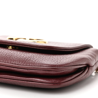 Gucci Cellarius Calfskin Small 1973 Chain Shoulder Bag Cherry Gloss 9 of 9