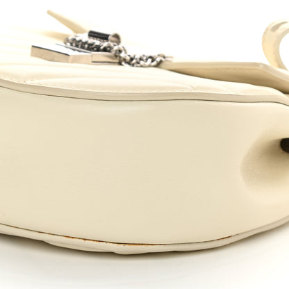 Chloe Calfskin Quilted Mini Drew Bijou Shoulder Bag Natural White 9 of 12