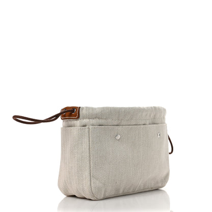 Hermes Canvas Barenia Fourbi 20 PM Pouch Naturel Fauve 2 of 6