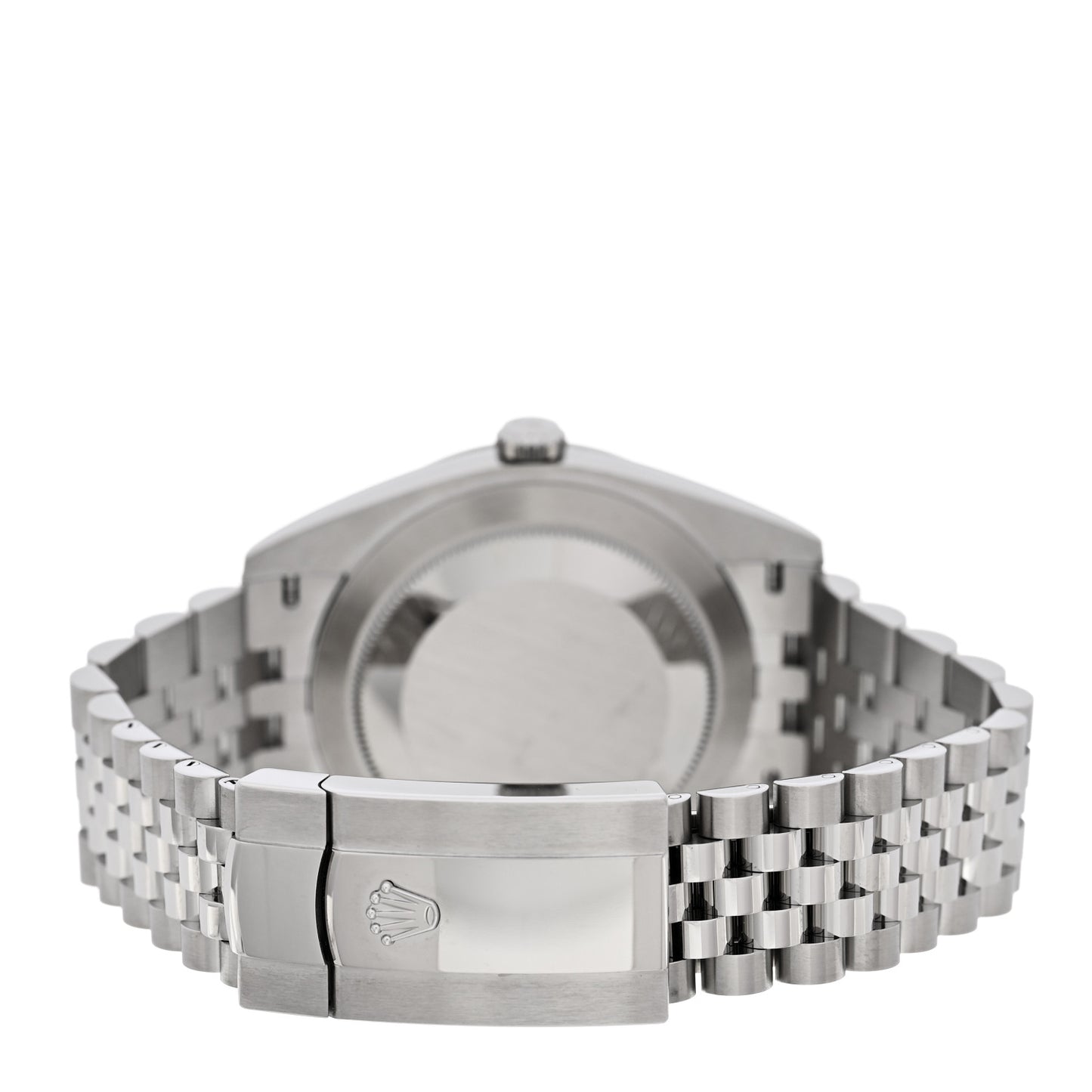 Stainless Steel 18K White Gold 41mm Oyster Perpetual Datejust Watch Bright Blue 126334