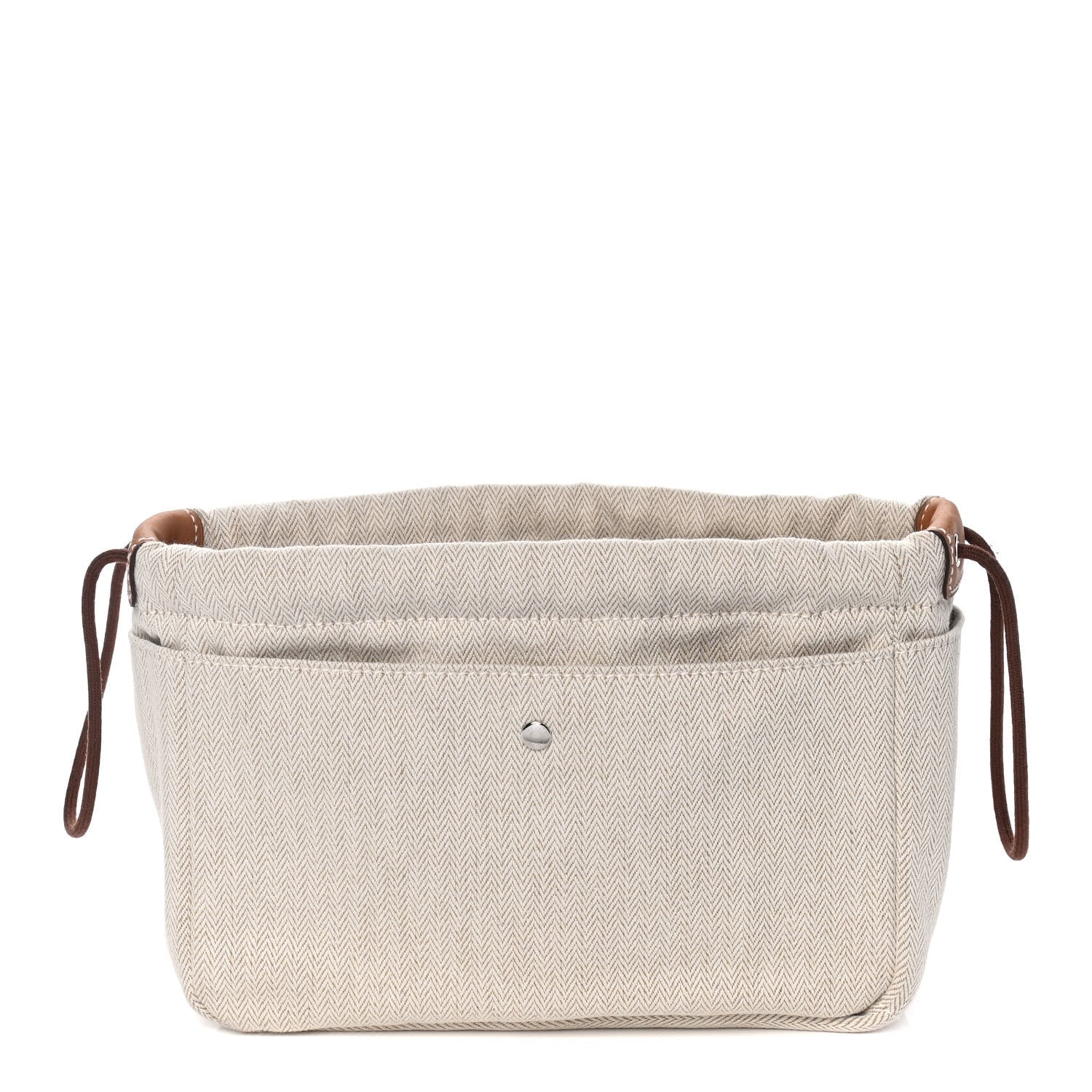 Hermes Canvas Barenia Fourbi 20 PM Pouch Naturel Fauve 1 of 11
