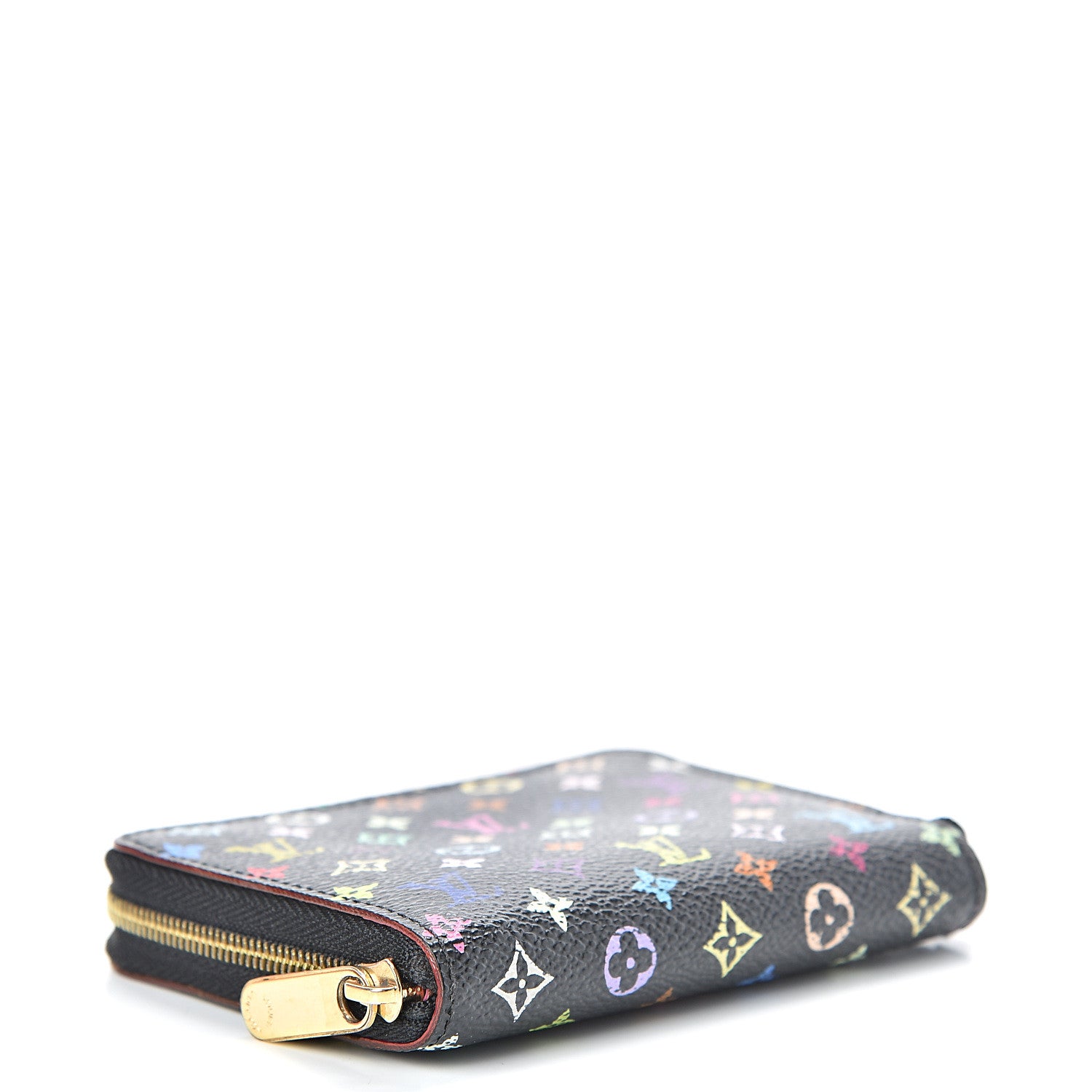 Louis Vuitton Monogram Multicolor Zippy Coin Purse Black Grenade 4 of 10