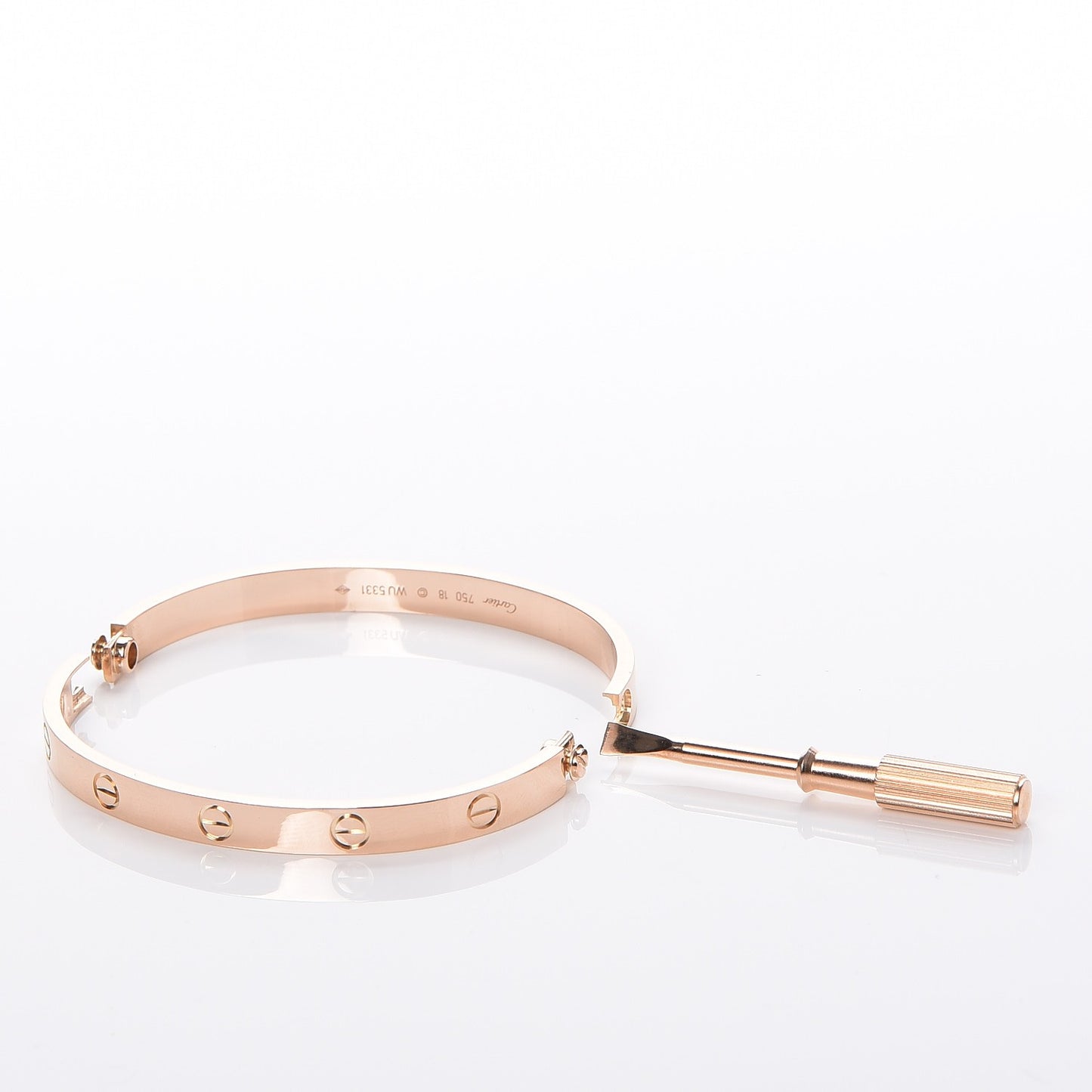 18K Pink Gold LOVE Bracelet 18