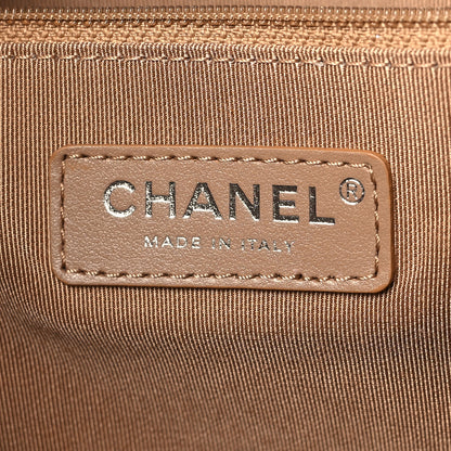 Chanel Wool Felt Large Deauville Tote Grey Beige 6 of 10