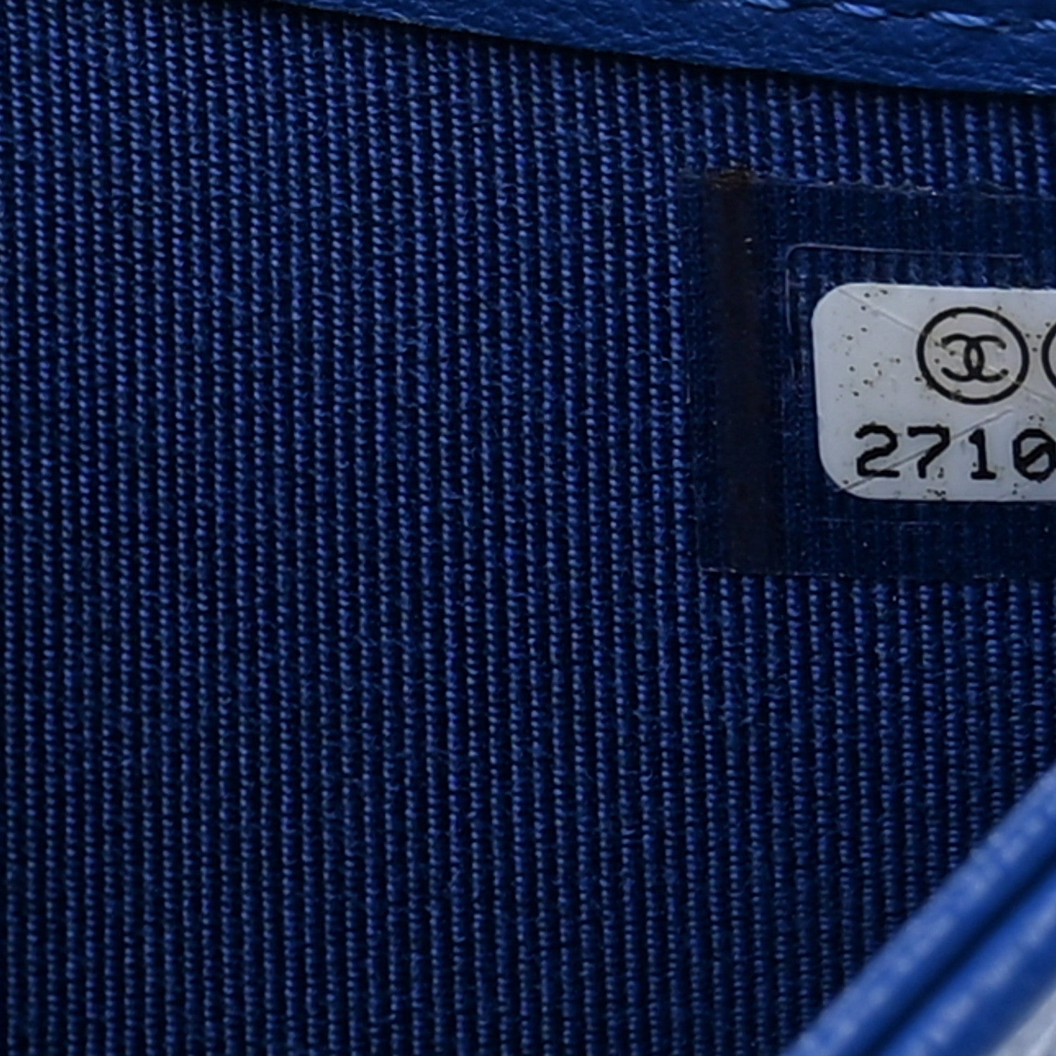 Chanel Lambskin Quilted Compact Flap Wallet Royal Blue 8 of 13