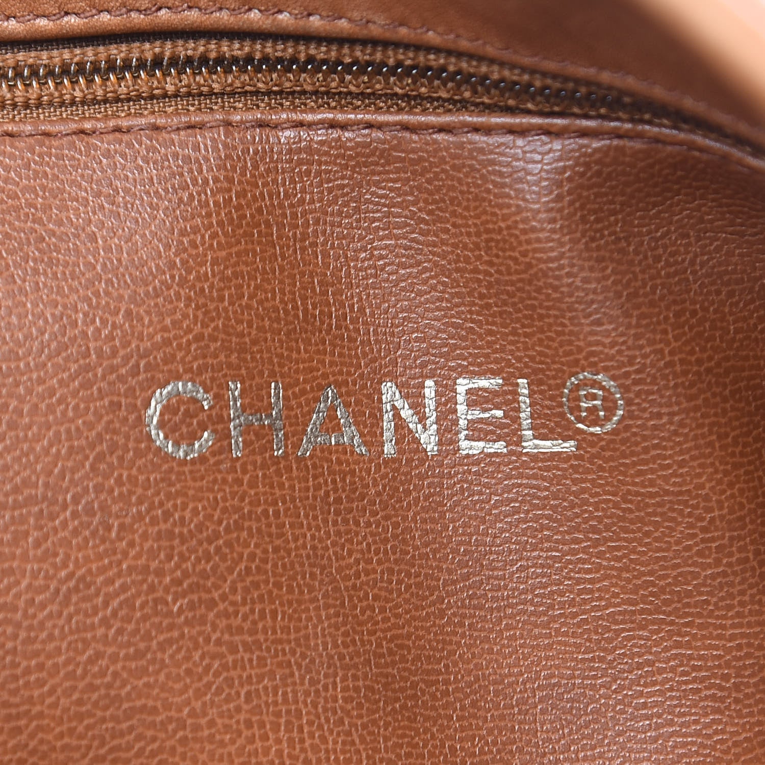 Chanel Lambskin Quilted Shopping Tote Brown 6 of 26