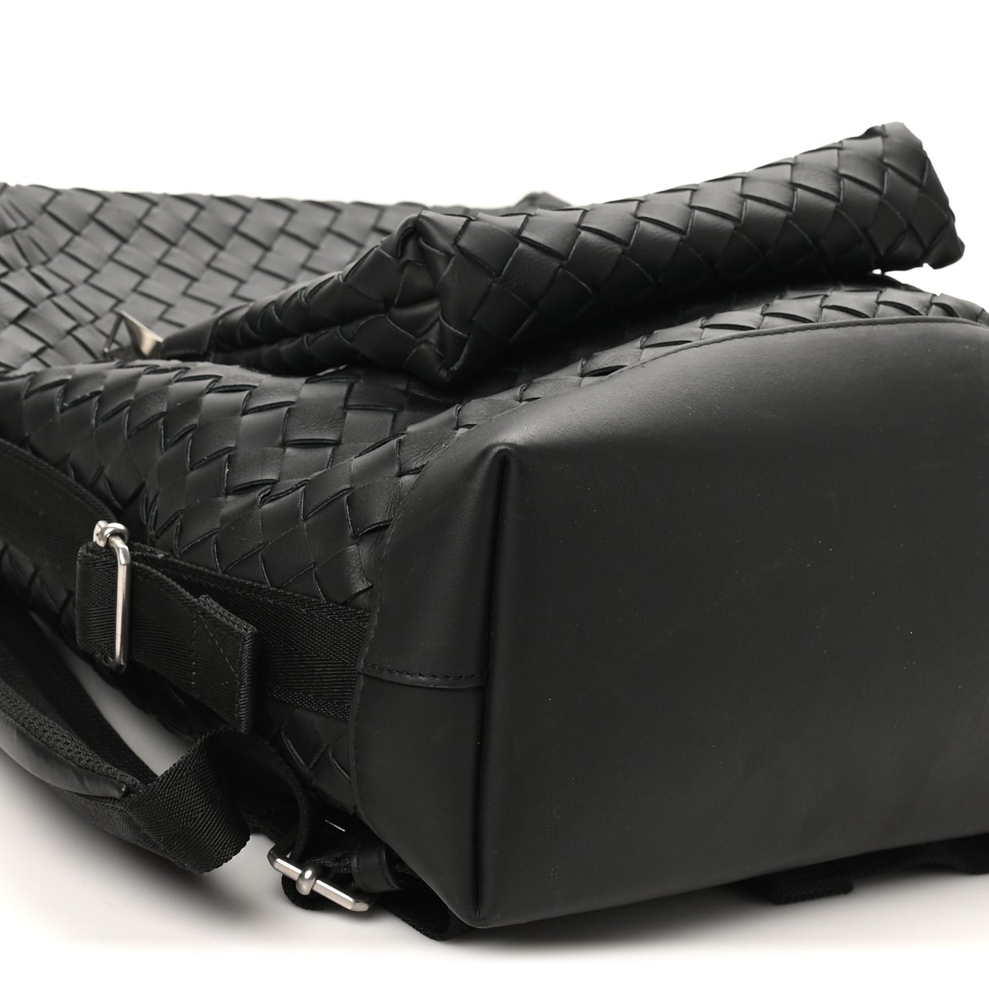 Calfskin Intrecciato Hydrology Backpack Black