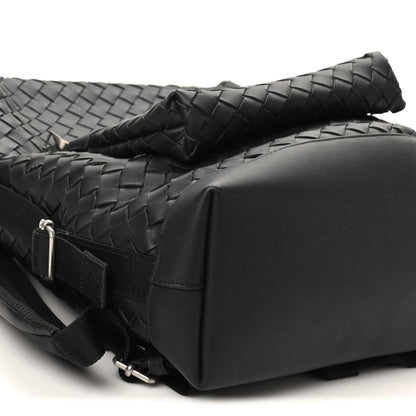 Bottega Veneta Calfskin Intrecciato Hydrology Backpack Black 8 of 9