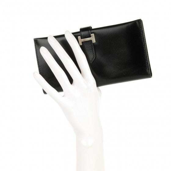 Box Bearn Gusset Wallet Black