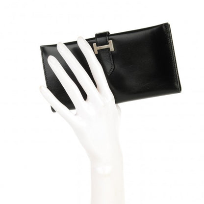 Hermes Box Bearn Gusset Wallet Black 2 of 7