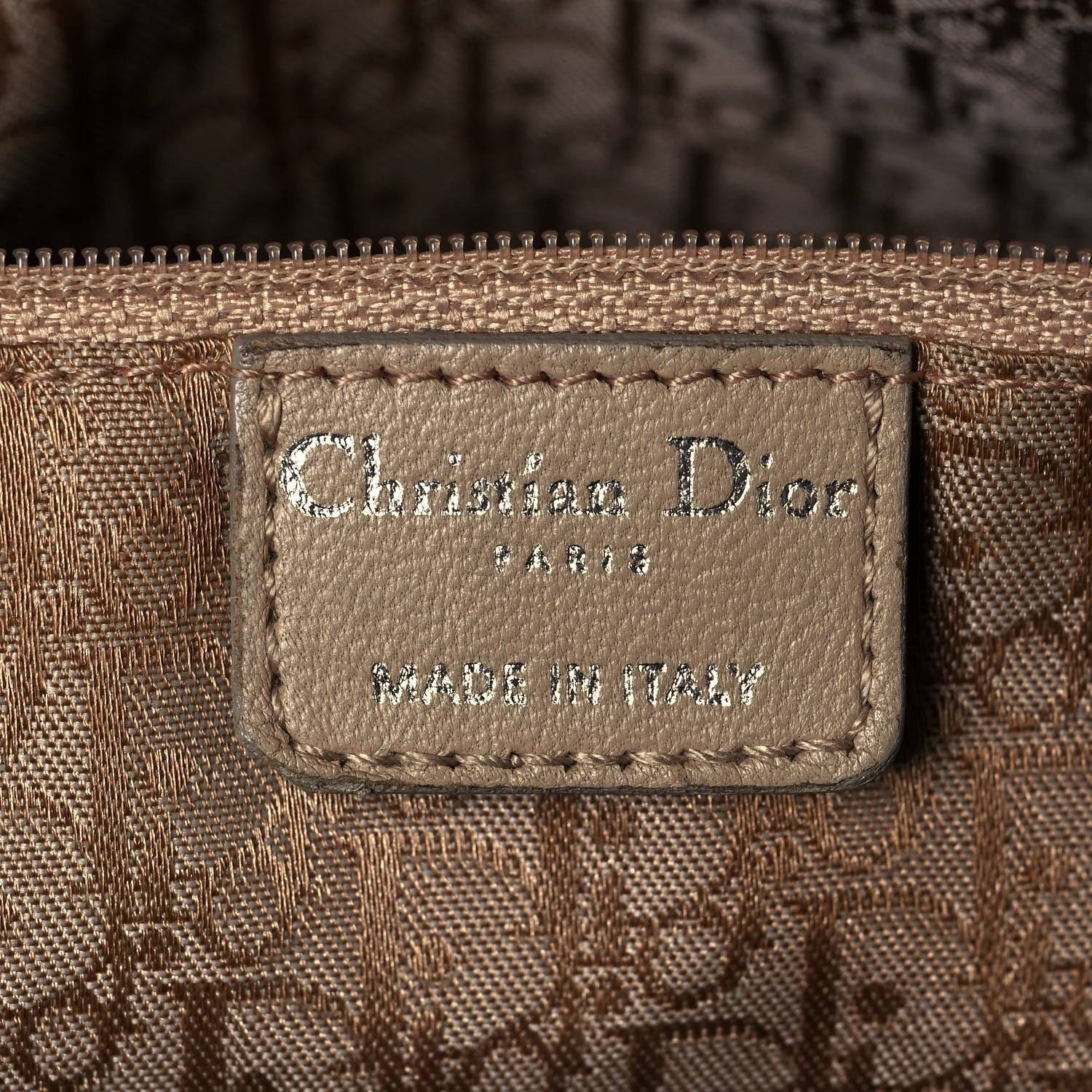 Christian Dior Nylon Cannage Shoulder Bag Beige 11 of 26