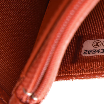 Chanel Pearly Caviar Quilted Wallet On Chain WOC Red 8 of 8