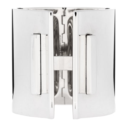 Tiffany Sterling Silver Wide T Bar Hinged Cuff Bracelet 1 of 4