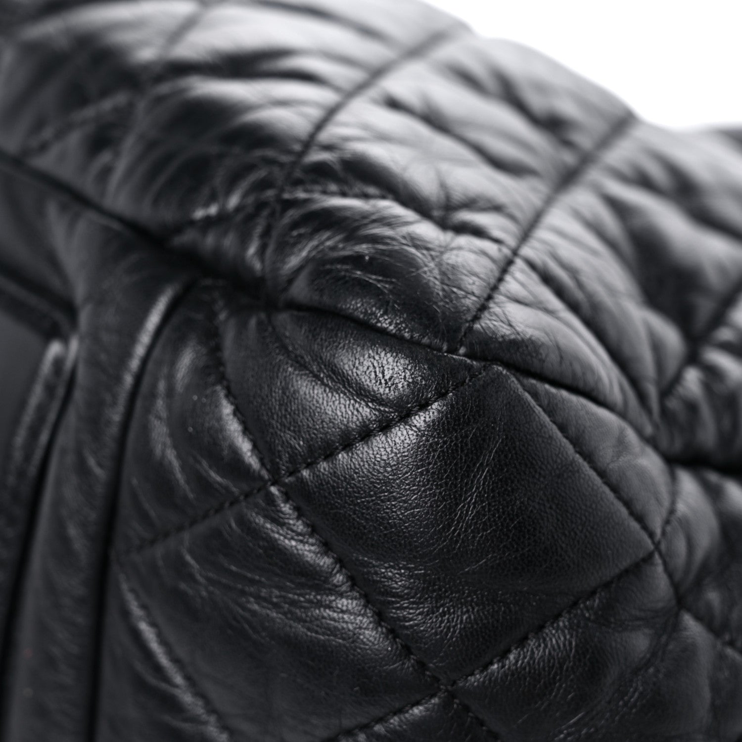 Chanel Lambskin Quilted Large Coco Cocoon Tote Black 9 of 17