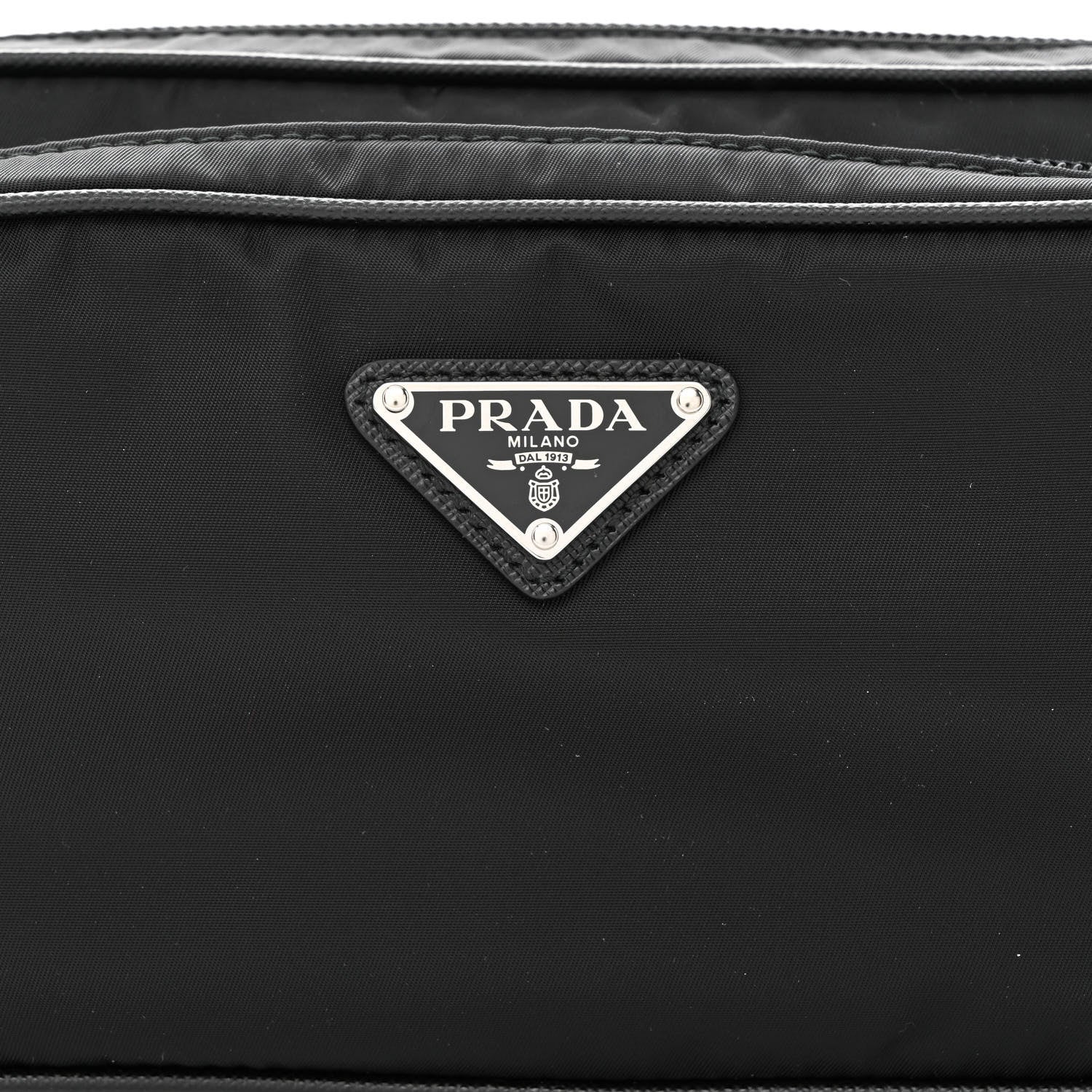 Prada Re-Nylon Saffiano Belt Bag L Black 10 of 13
